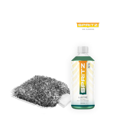 Spritz Shampoo 'Lustre' and Microfibre Mitt Combo